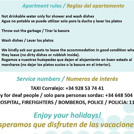 Apartamento B-rent Bristol Surf & Fun Corralejo